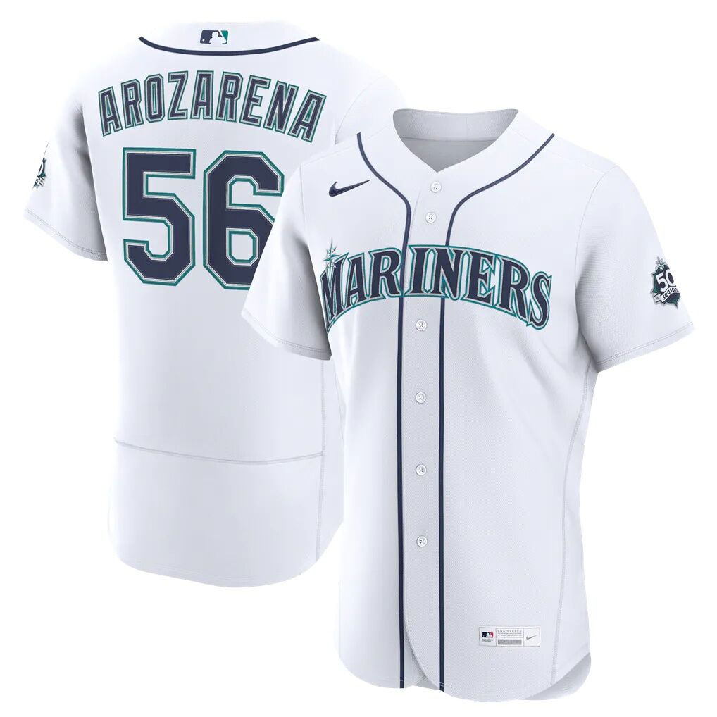Randy Arozarena Seattle Mariners Nike Home 50th Season Authentic Jersey