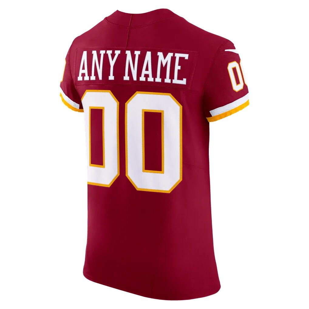 Washington Commanders Nike Vapor F.U.S.E. Elite Custom Jersey - Burgundy