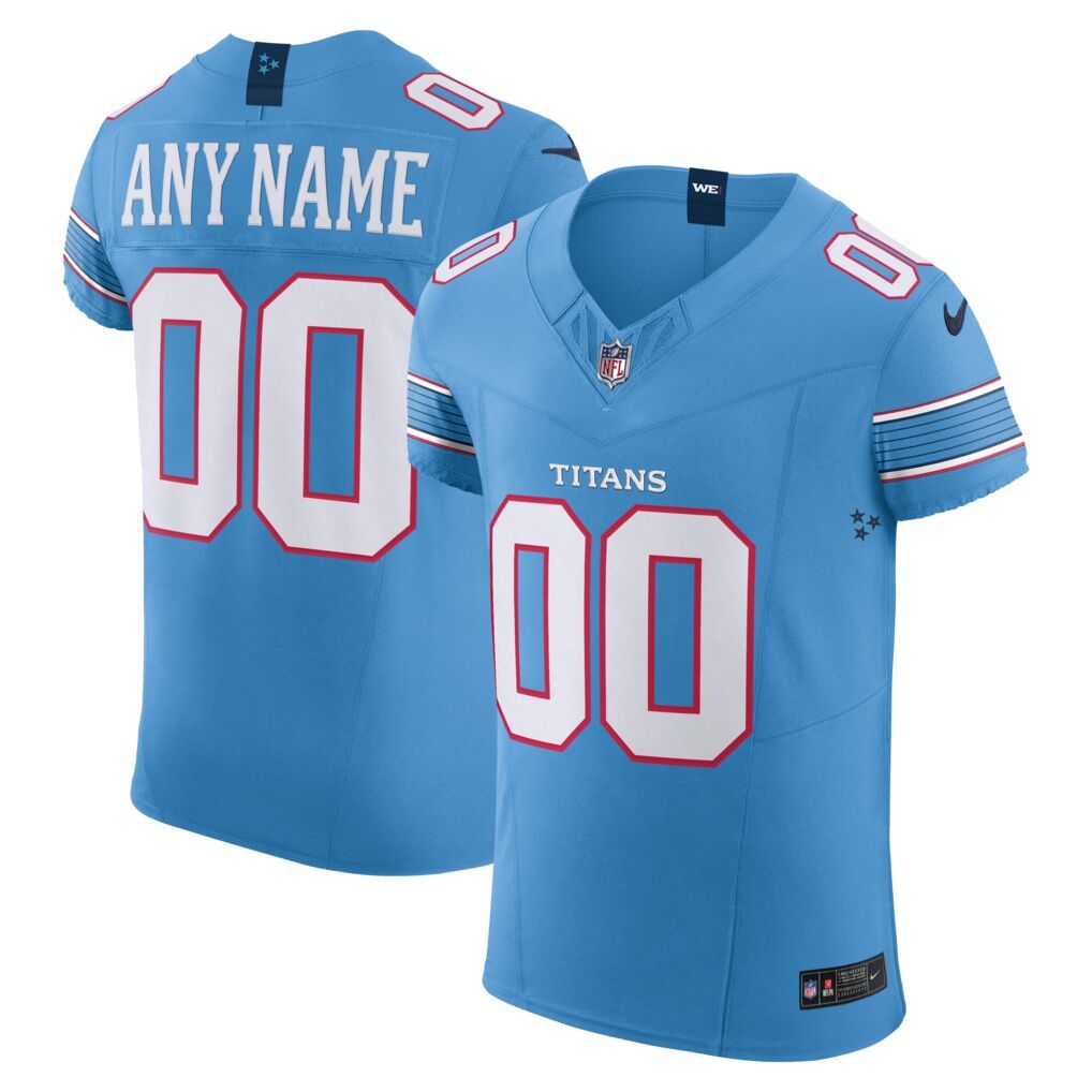 Tennessee Titans Nike Vapor F.U.S.E. Elite Custom Jersey - Light Blue