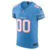 Tennessee Titans Nike Vapor F.U.S.E. Elite Custom Jersey - - Side View