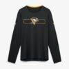 Pittsburgh Penguins Fashion7 Authentic Pro Rink Tech Long Sleeve T-Shirt - Black - Front View