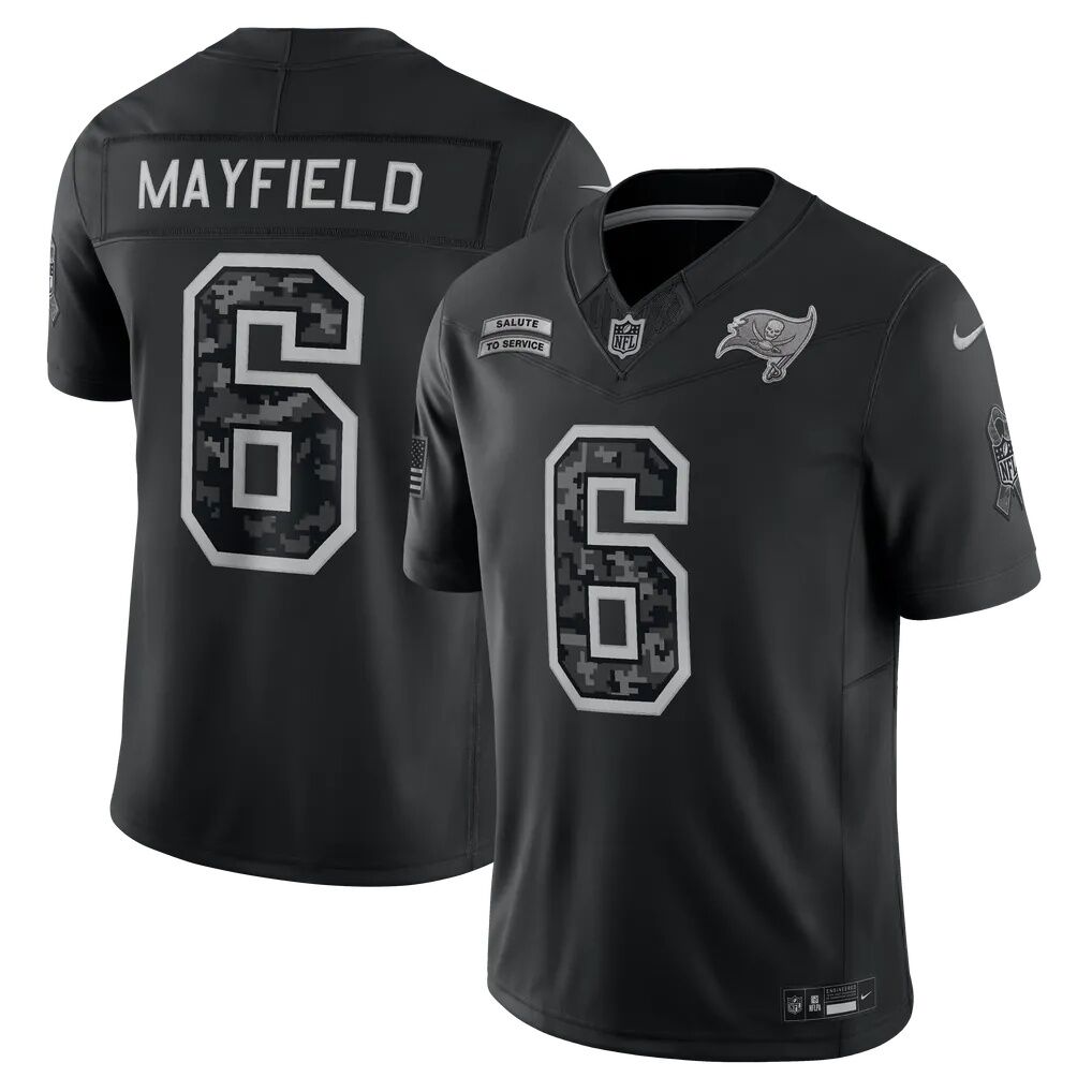 Baker Mayfield Tampa Bay Buccaneers Nike 2026 Salute to Service Stitched Limited Jersey