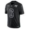 Baker Mayfield Tampa Bay Buccaneers Nike 2026 Salute to Service Stitched Limited Jersey - Black - Side View