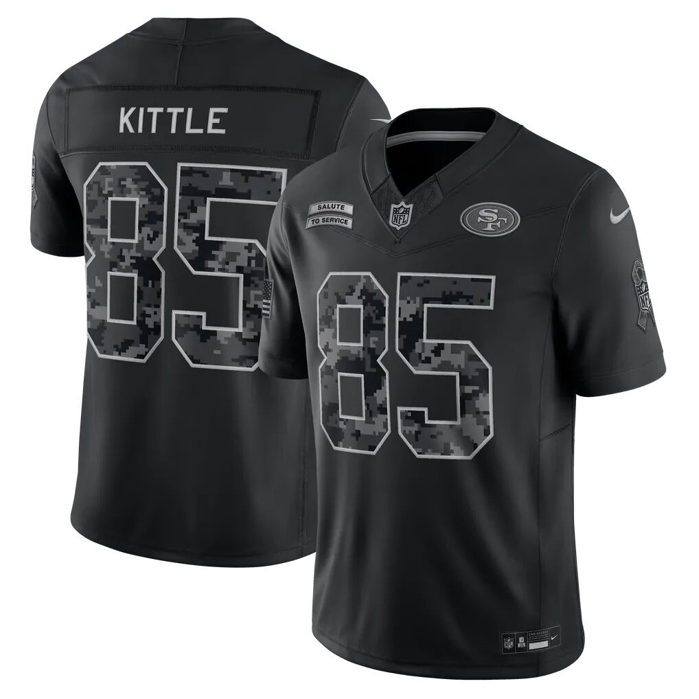 George Kittle San Francisco 49ers Nike 2026 Salute to Service Stitched Limited Jersey