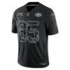 George Kittle San Francisco 49ers Nike 2026 Salute to Service Stitched Limited Jersey - Black - Side View