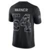 Fred Warner San Francisco 49ers Nike 2026 Salute to Service Stitched Limited Jersey - Black - Detail View