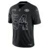 Fred Warner San Francisco 49ers Nike 2026 Salute to Service Stitched Limited Jersey - Black - Side View