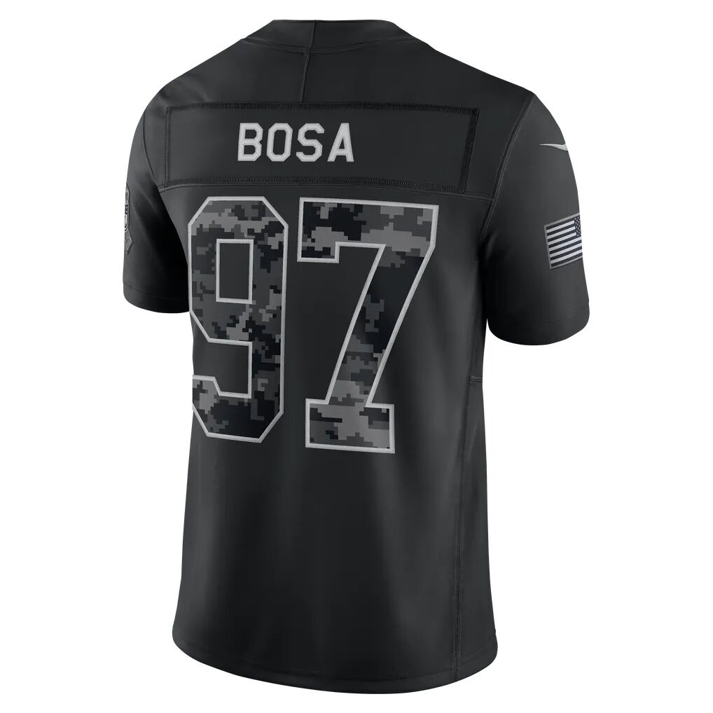 Nick Bosa San Francisco 49ers Nike 2026 Salute to Service Stitched Limited Jersey
