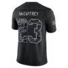 Christian McCaffrey San Francisco 49ers Nike 2026 Salute to Service Stitched Limited Jersey - Black - Detail View
