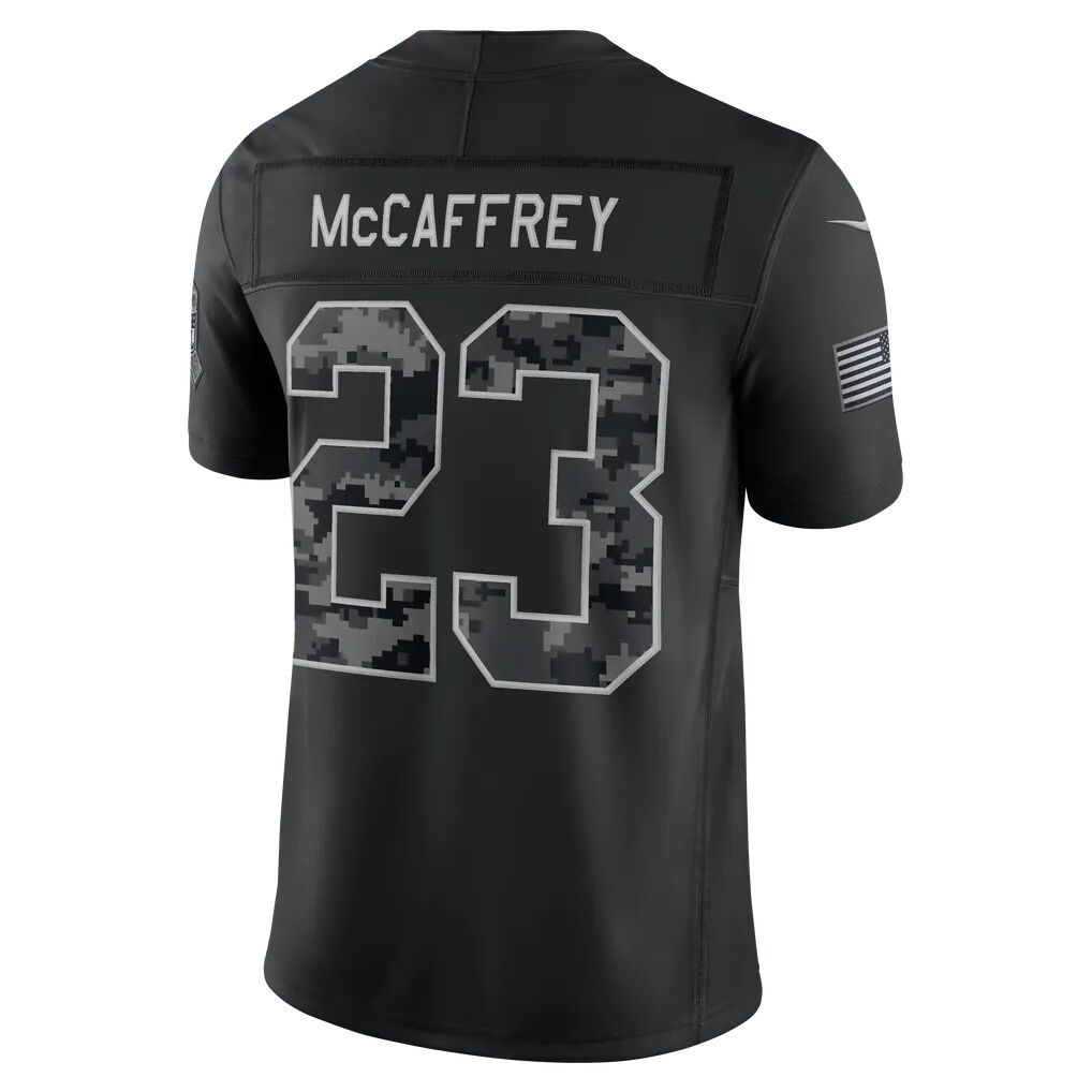Christian McCaffrey San Francisco 49ers Nike 2026 Salute to Service Stitched Limited Jersey