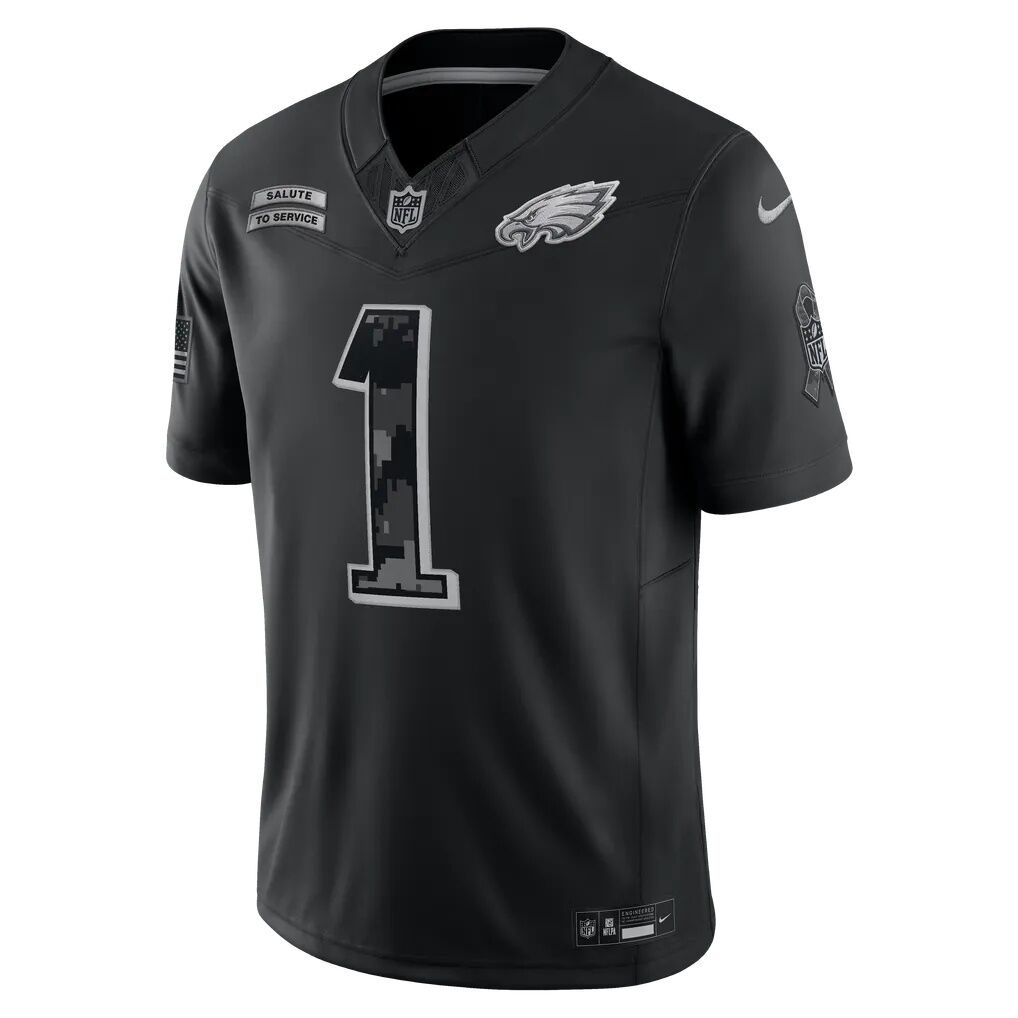 Jalen Hurts Philadelphia Eagles Nike 2026 Salute to Service Stitched Limited Jersey