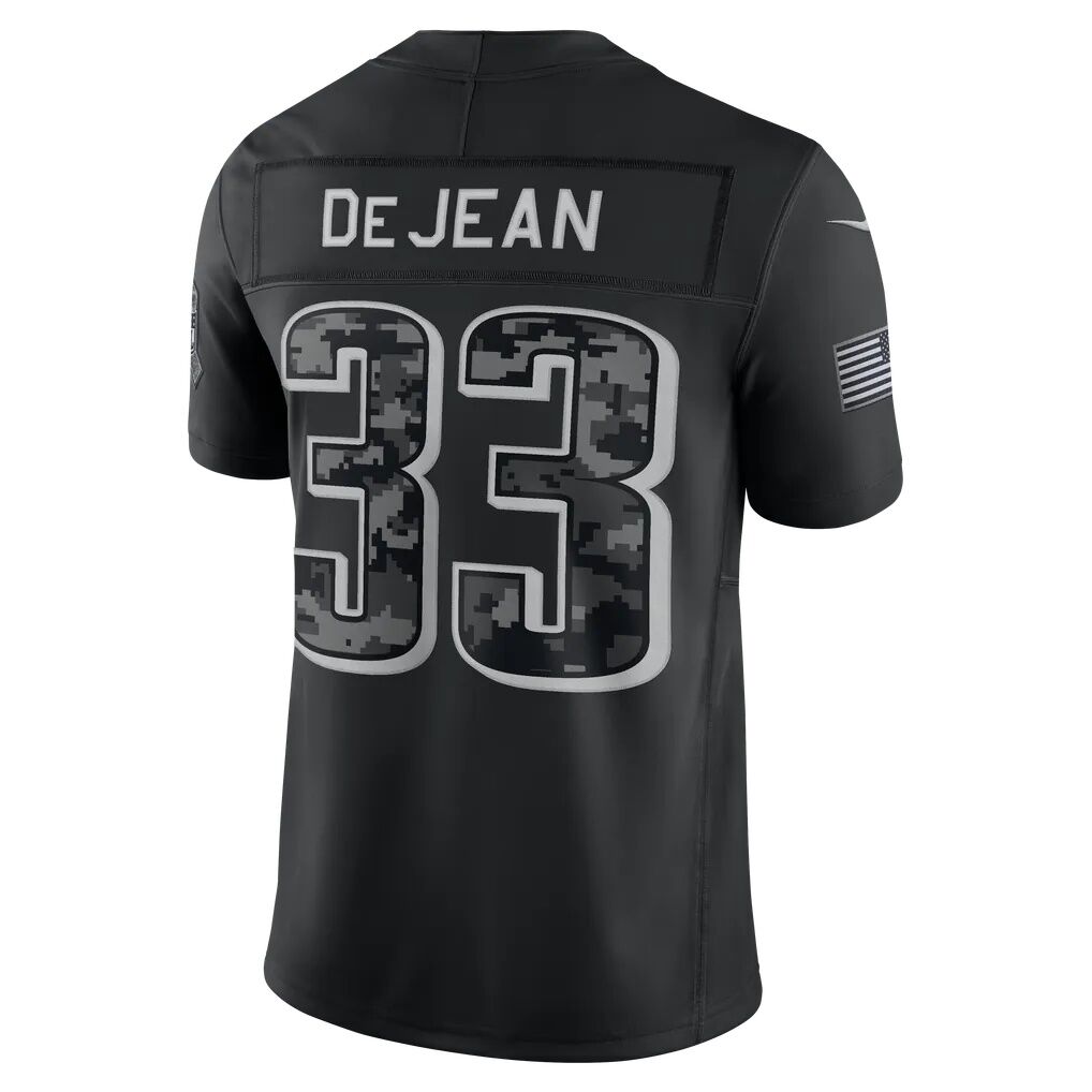 Cooper DeJean Philadelphia Eagles Nike 2026 Salute to Service Stitched Limited Jersey