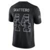 Cam Skattebo New York Giants Nike 2026 Salute to Service Stitched Limited Jersey - Black - Detail View