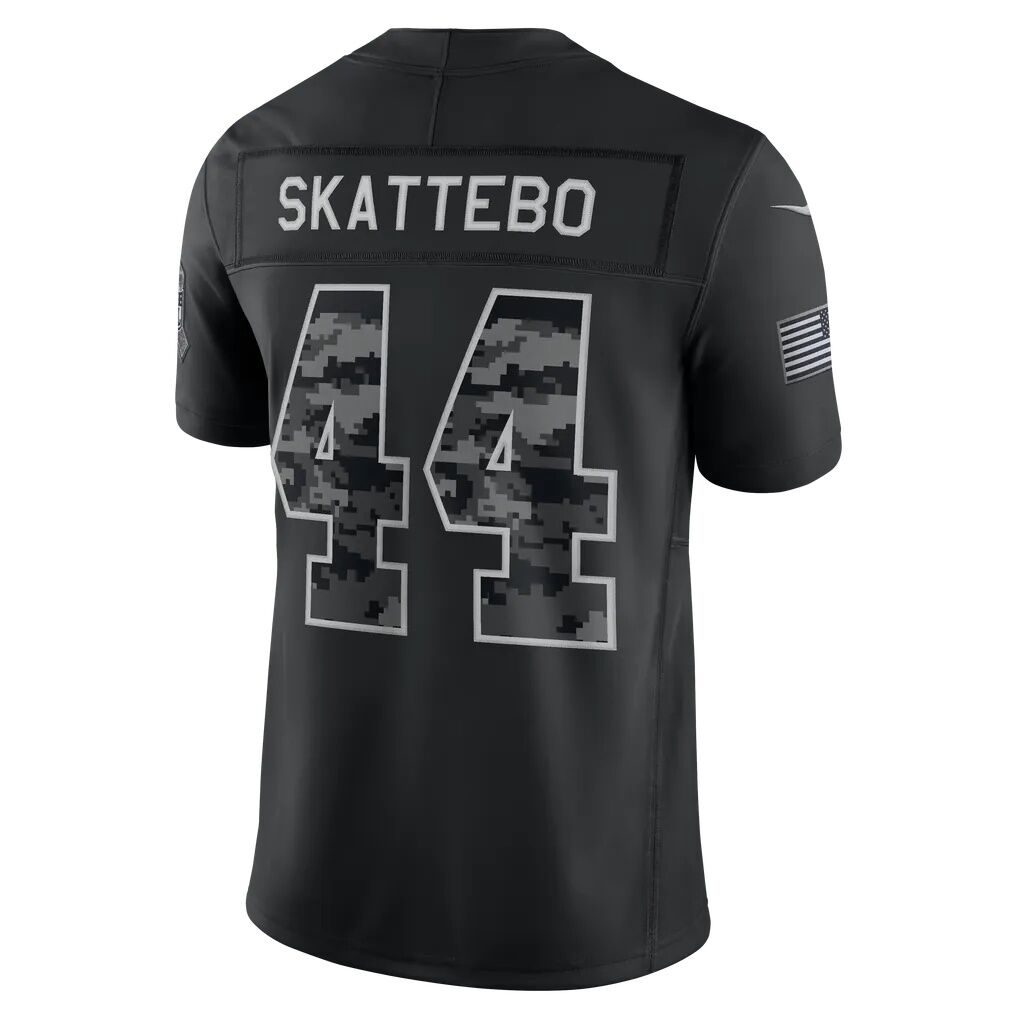 Cam Skattebo New York Giants Nike 2026 Salute to Service Stitched Limited Jersey