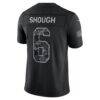 Tyler Shough New Orleans Saints Nike 2026 Salute to Service Stitched Limited Jersey - Black - Detail View