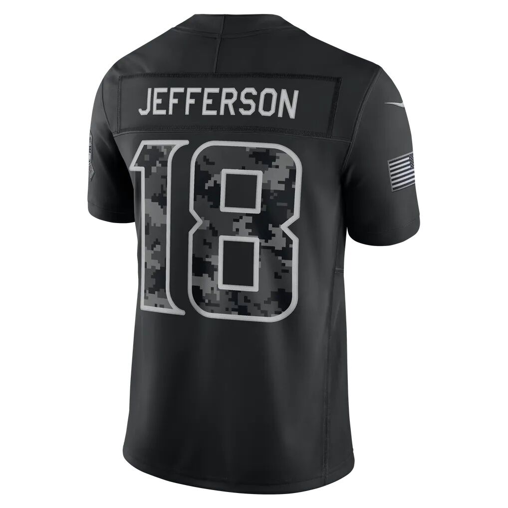Justin Jefferson Minnesota Vikings Nike 2026 Salute to Service Stitched Limited Jersey