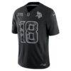 Justin Jefferson Minnesota Vikings Nike 2026 Salute to Service Stitched Limited Jersey - Black - Side View