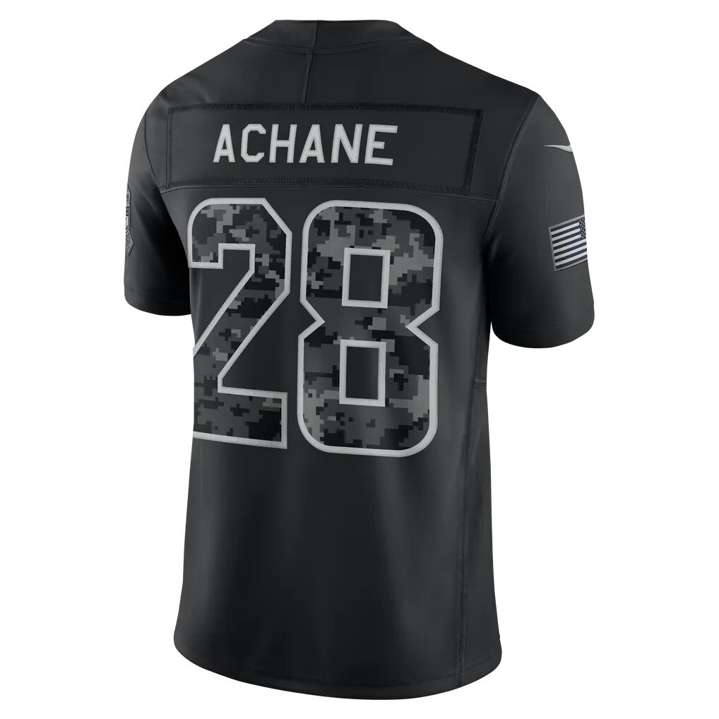 De'Von Achane Miami Dolphins Nike 2026 Salute to Service Stitched Limited Jersey
