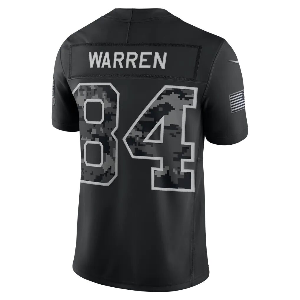 Tyler Warren Indianapolis Colts Nike 2026 Salute to Service Stitched Limited Jersey