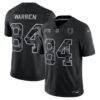 Tyler Warren Indianapolis Colts Nike 2026 Salute to Service Stitched Limited Jersey - Black - Front View
