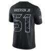 Will Anderson Jr. Houston Texans Nike 2026 Salute to Service Stitched Limited Jersey - Black - Detail View