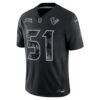Will Anderson Jr. Houston Texans Nike 2026 Salute to Service Stitched Limited Jersey - Black - Side View