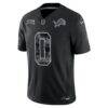 Jahmyr Gibbs Detroit Lions Nike 2026 Salute to Service Stitched Limited Jersey - Black - Side View