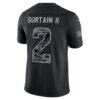 Patrick Surtain II Denver Broncos Nike 2026 Salute to Service Stitched Limited Jersey - Black - Detail View