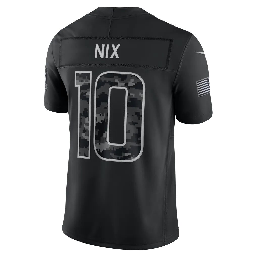 Bo Nix Denver Broncos Nike 2026 Salute to Service Stitched Limited Jersey