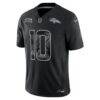 Bo Nix Denver Broncos Nike 2026 Salute to Service Stitched Limited Jersey - Black - Side View
