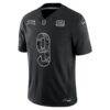 Joe Burrow Cincinnati Bengals Nike 2026 Salute to Service Stitched Limited Jersey - Black - Side View