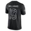 Caleb Williams Chicago Bears Nike 2026 Salute to Service Stitched Limited Jersey - Black - Detail View