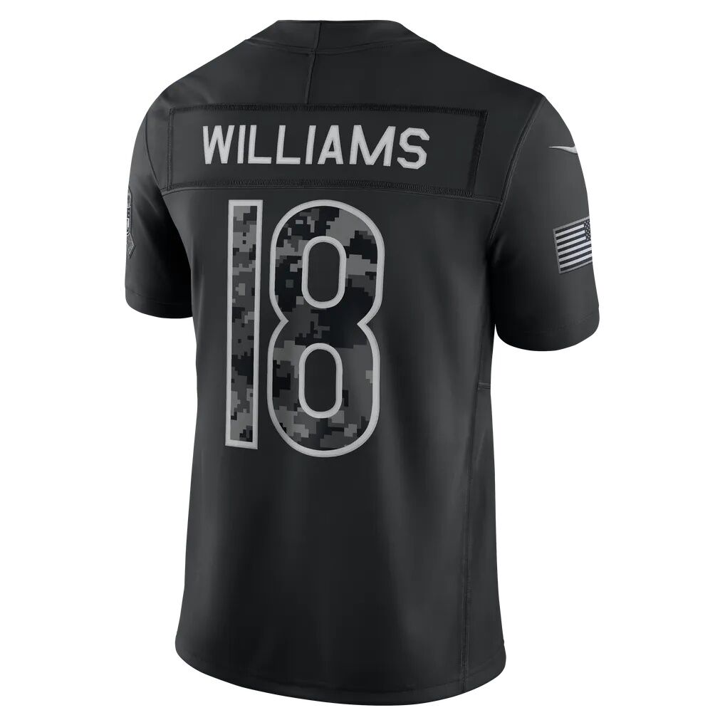 Caleb Williams Chicago Bears Nike 2026 Salute to Service Stitched Limited Jersey