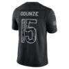 Rome Odunze Chicago Bears Nike 2026 Salute to Service Stitched Limited Jersey - Black - Detail View