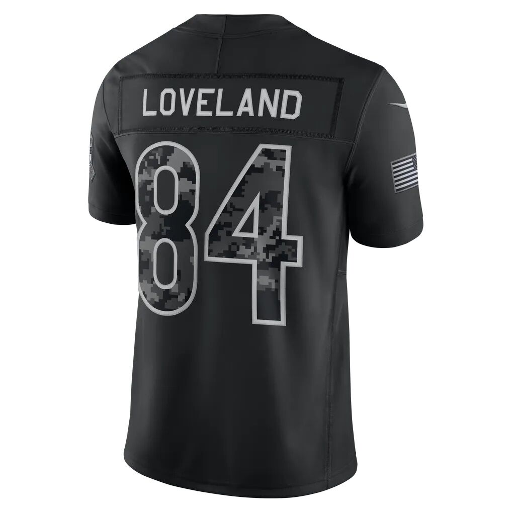 Colston Loveland Chicago Bears Nike 2026 Salute to Service Stitched Limited Jersey