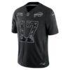 Josh Allen Buffalo Bills Nike 2026 Salute to Service Stitched Limited Jersey - Black - Side View