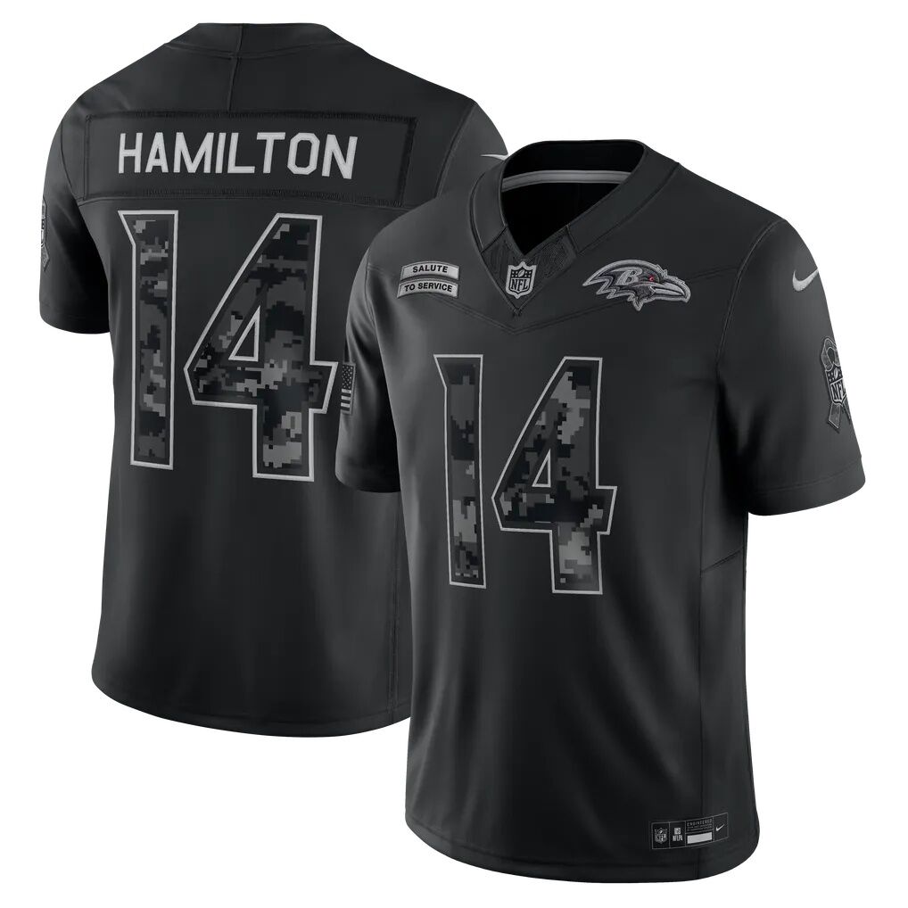 Kyle Hamilton Baltimore Ravens Nike 2026 Salute to Service Stitched Limited Jersey
