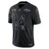 Kyle Hamilton Baltimore Ravens Nike 2026 Salute to Service Stitched Limited Jersey - Black - Side View