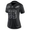 Cooper DeJean Philadelphia Eagles Nike Women's 2026 Salute to Service Stitched Limited Jersey - Black - Side View