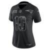 Drake Maye New England Patriots Nike Women's 2026 Salute to Service Stitched Limited Jersey - Black - Side View
