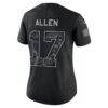 Josh Allen Buffalo Bills Nike Women's 2026 Salute to Service Stitched Limited Jersey - Black - Detail View