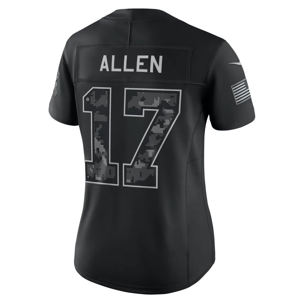 Josh Allen Buffalo Bills Nike Women's 2026 Salute to Service Stitched Limited Jersey