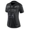 Josh Allen Buffalo Bills Nike Women's 2026 Salute to Service Stitched Limited Jersey - Black - Side View