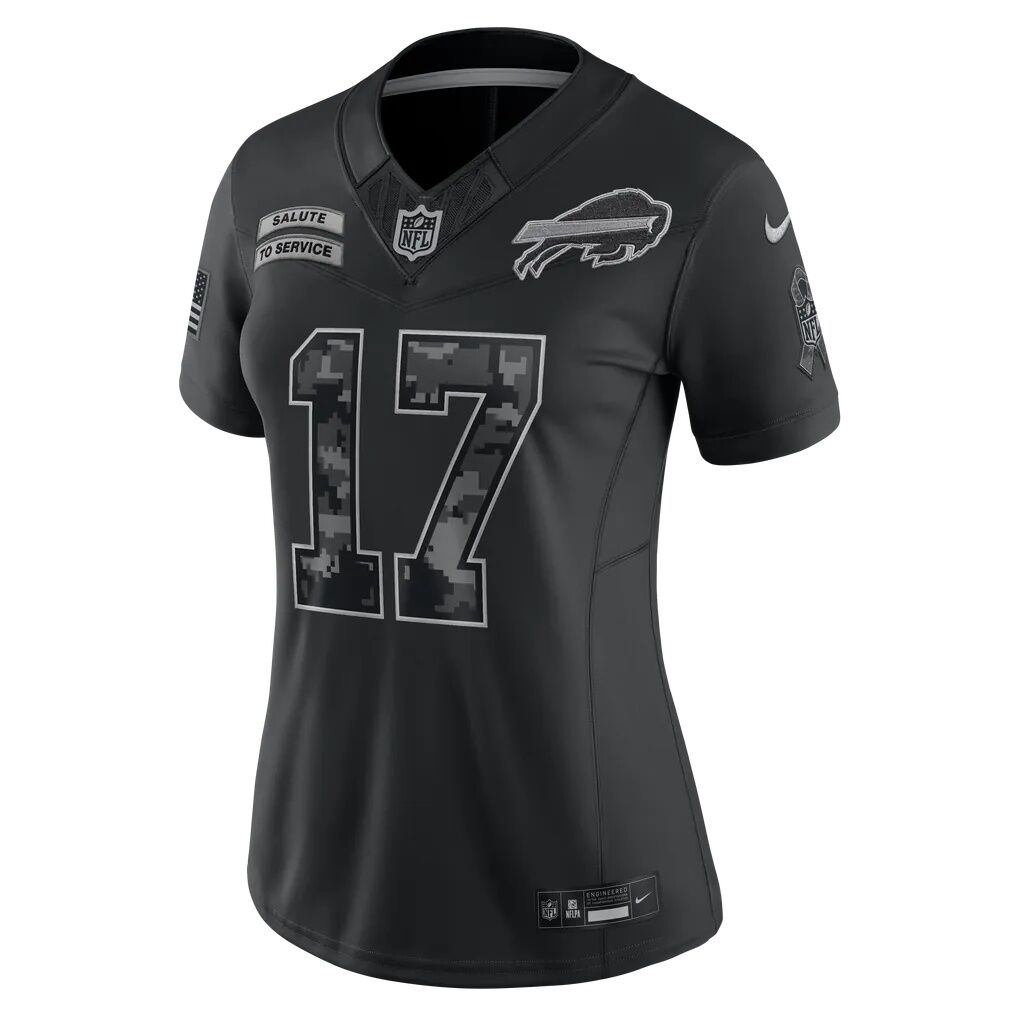 Josh Allen Buffalo Bills Nike Women's 2026 Salute to Service Stitched Limited Jersey