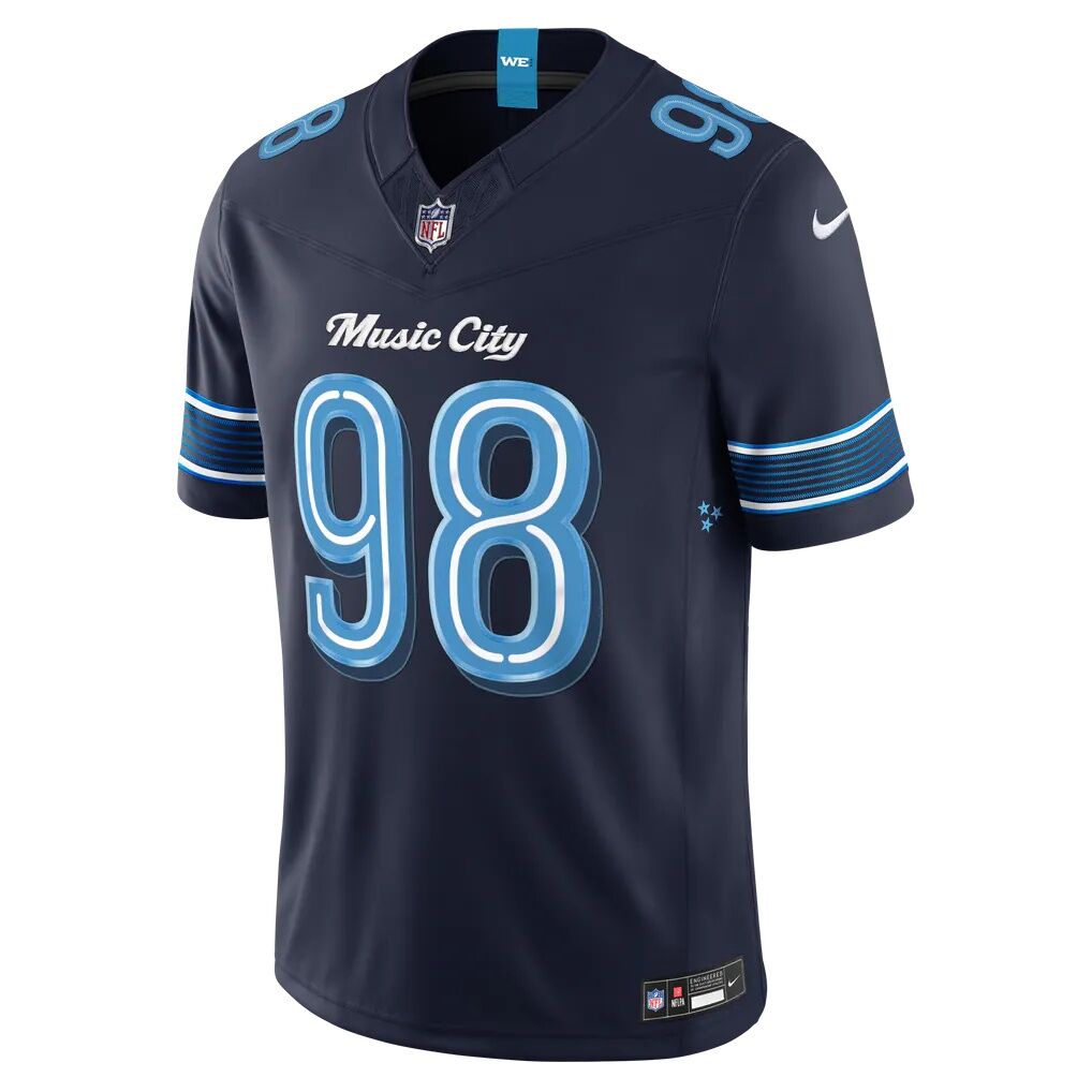 Jeffery Simmons Tennessee Titans Nike 2026 Rivalries Collection Stitched Limited Jersey