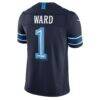 Cameron Ward Tennessee Titans Nike 2026 Rivalries Collection Stitched Limited Jersey - Navy - Detail View