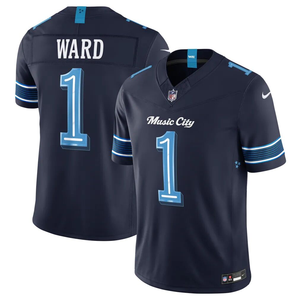 Cameron Ward Tennessee Titans Nike 2026 Rivalries Collection Stitched Limited Jersey