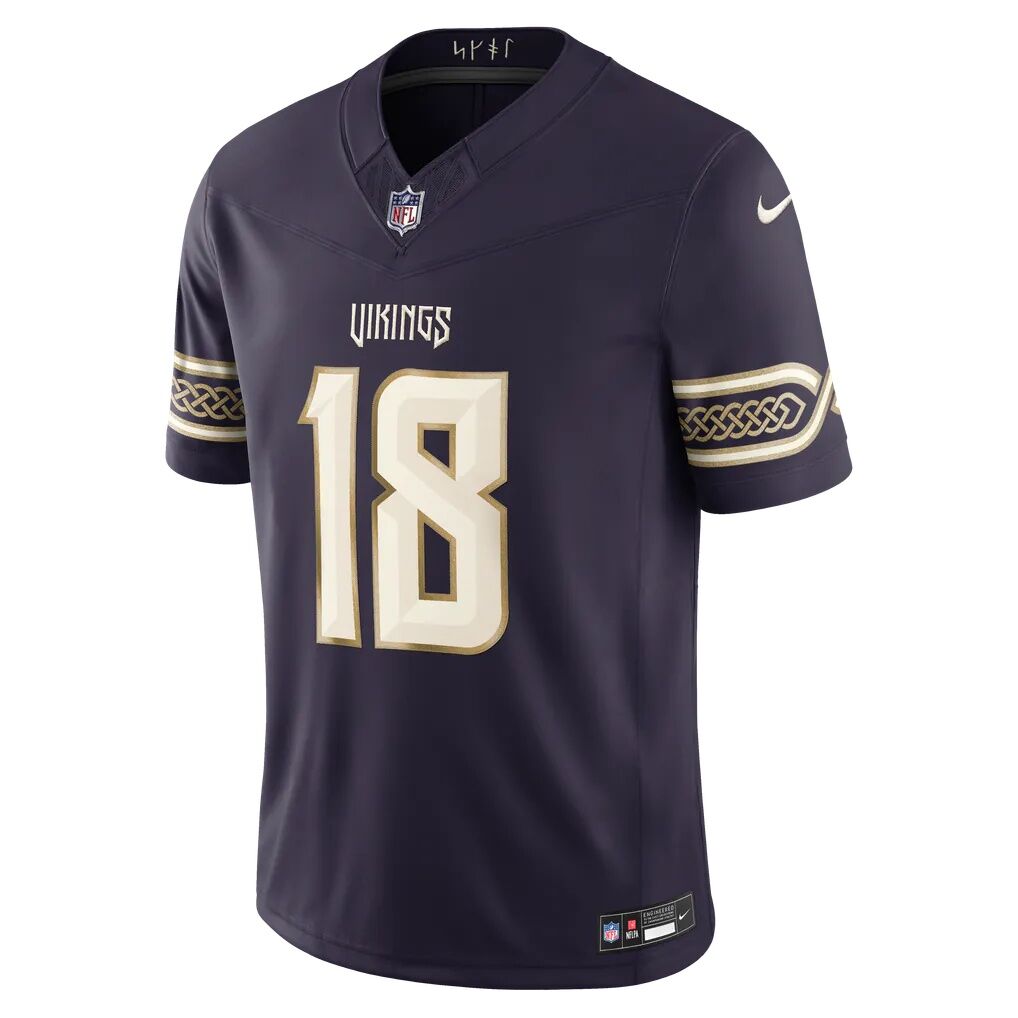 Justin Jefferson Minnesota Vikings Nike 2026 Rivalries Collection Stitched Limited Jersey