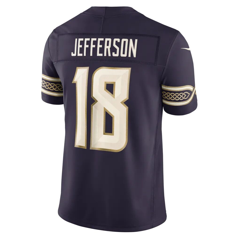 Justin Jefferson Minnesota Vikings Nike 2026 Rivalries Collection Stitched Limited Jersey