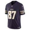 T.J. Hockenson Minnesota Vikings Nike 2026 Rivalries Collection Stitched Limited Jersey - Purple - Alt1